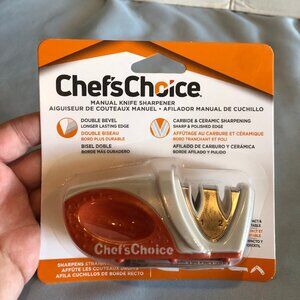 NEW Portable CHEF'S CHOICE Compact Manual Knife Sharpener #MND